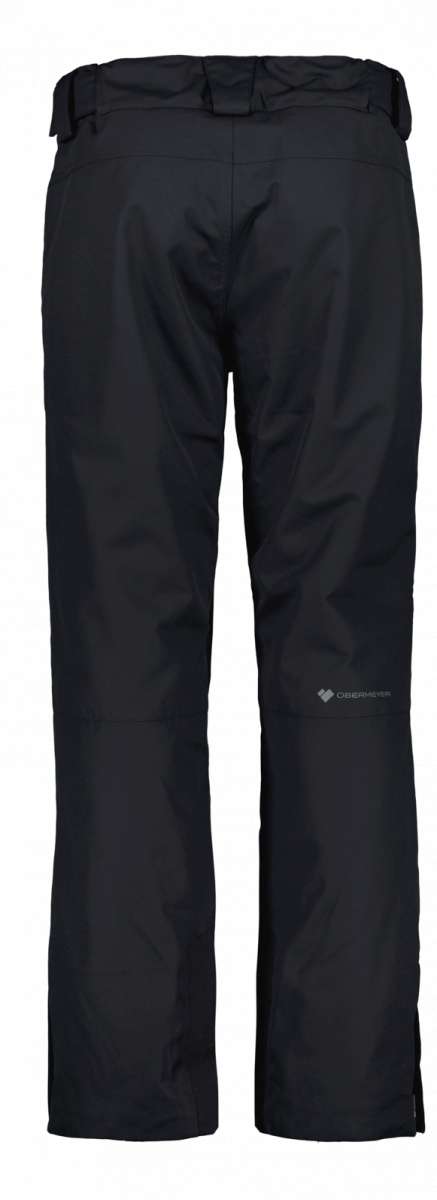 Obermeyer Orion Insulated Pant 2022-2023 - Black insulated ski pants with a subtle pattern of diagonal stripes on the side panels.