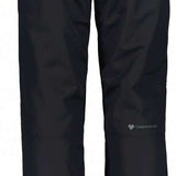 Obermeyer Orion Insulated Pant 2022-2023 - Black insulated ski pants with a subtle pattern of diagonal stripes on the side panels.