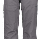 Obermeyer Orion Insulated Pant 2022-2023 - Black insulated ski pants with a subtle snowflake pattern on the left leg.