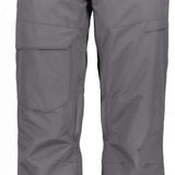 Obermeyer Orion Insulated Pant 2022-2023 - Black insulated ski pants with a subtle snowflake pattern on the left leg.