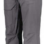 Obermeyer Orion Insulated Pant 2022-2023 - A pair of gray insulated ski pants with a subtle pattern and zippered pockets.