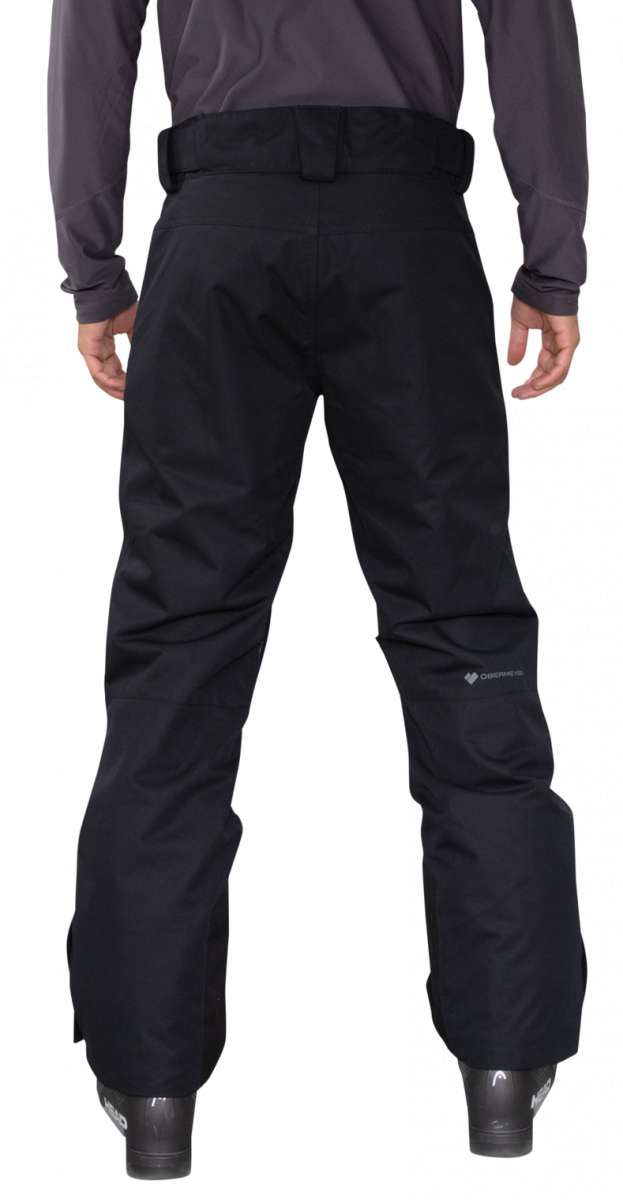 Obermeyer Orion Insulated Pant 2022-2023 - Black insulated ski pants with a subtle white logo on the left leg.