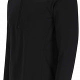 Obermeyer UltraGear 1/4 Zip Top 2024 - Black zip running down center of chest, long sleeves.