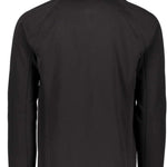 Obermeyer UltraGear Quarter-Zip Sweater 2023 - A dark grey sweater with a quarter zip and ribbed cuffs, collar, and hem.