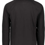 Obermeyer UltraGear Quarter-Zip Sweater 2023 - A dark grey sweater with a quarter zip and ribbed cuffs, collar, and hem.