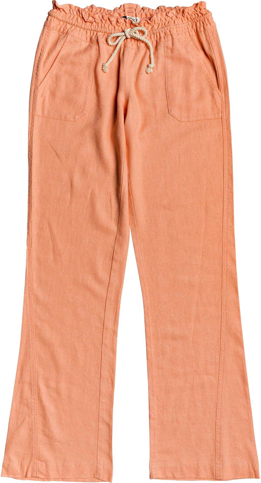 Oceanside - Flared Linen Trousers for Women