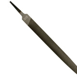 Oneball - 8 inch steel file with a flat rectangular shape, dark gray color and ridged texture on its surface.