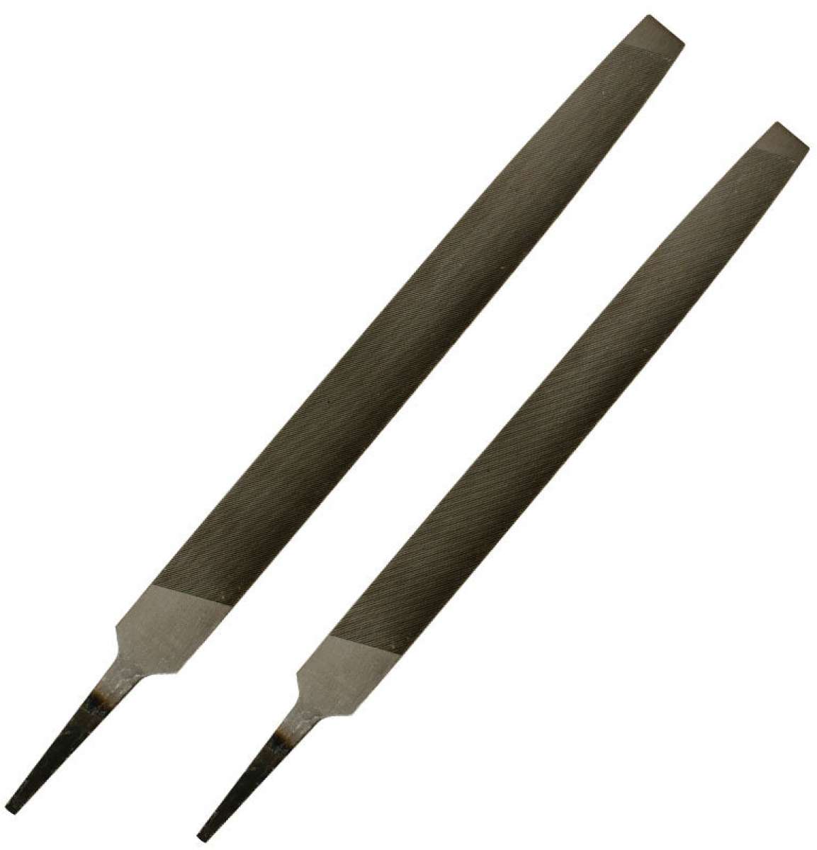 Oneball 8" Steel File 2024 - A long, thin steel file with a flat rectangular head and a pointed tip at one end.