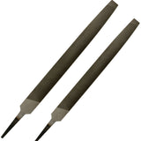 Oneball 8" Steel File 2024 - A long, thin steel file with a flat rectangular head and a pointed tip at one end.