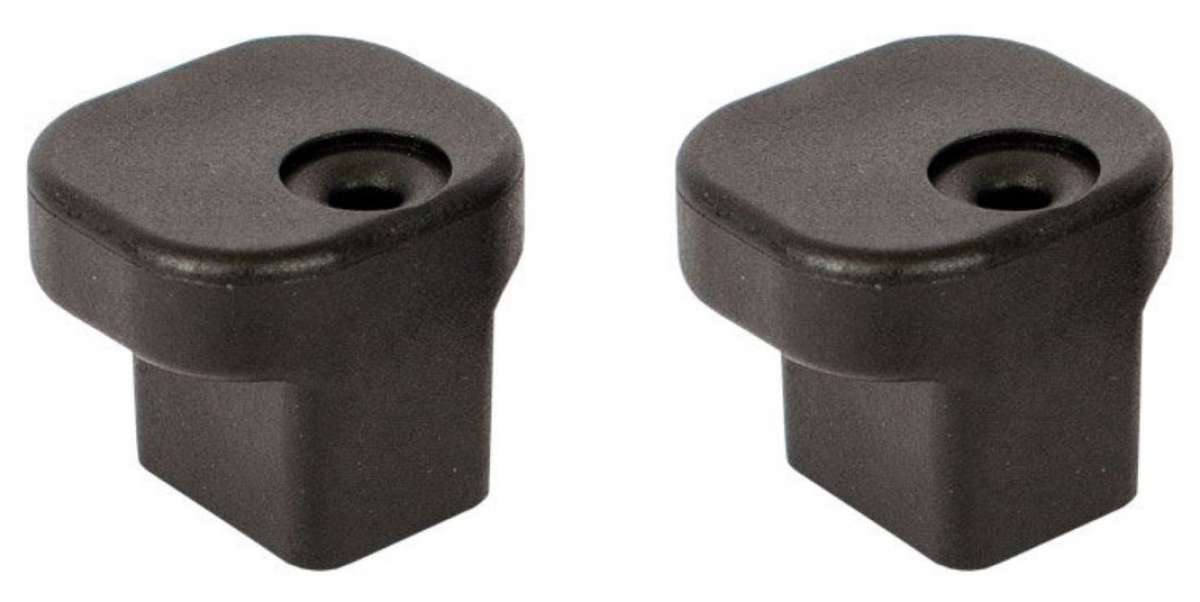 Oneball Board Wall Mount - 1 Board 2022-2023 - A black plastic wall mount with a circular hole in the center, featuring a small lip around it.