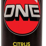Oneball Citrus Base Cleaner 4oz 2024 - Bottle of citrus-scented base cleaner with a brown cap and label.