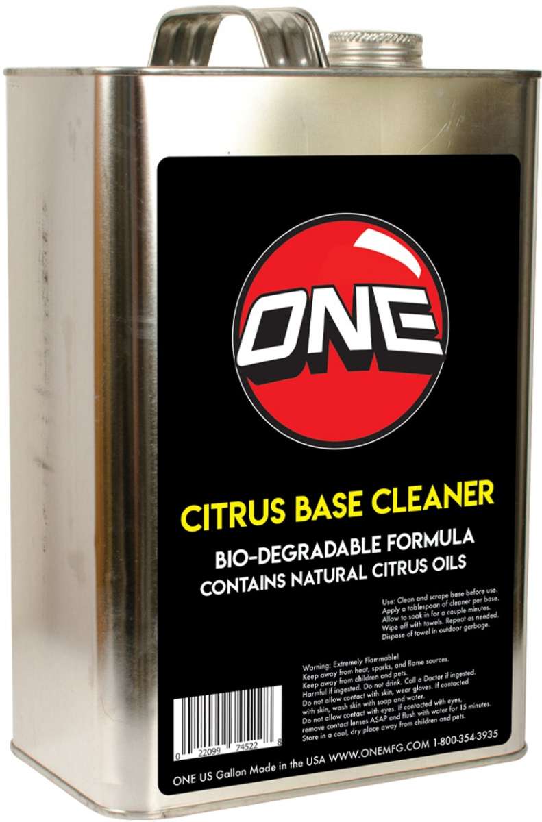 Oneball Citrus Base Cleaner 8oz 2024 - A silver can with a red circle logo and white lettering that says "ONE".
