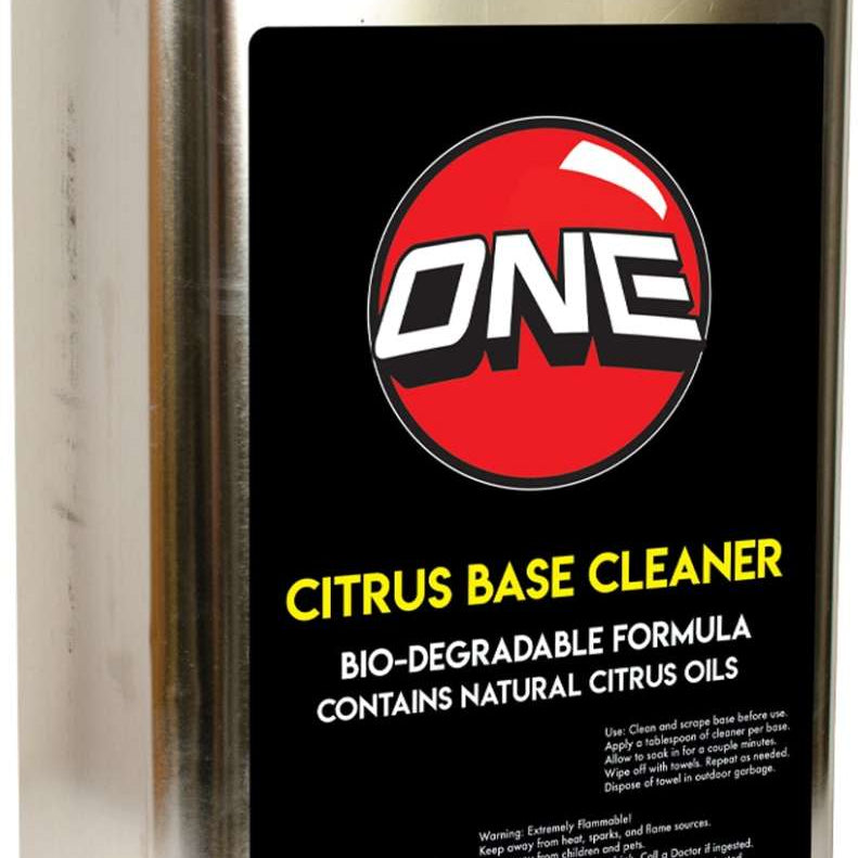 Oneball Citrus Base Cleaner 8oz 2024 - A silver can with a red circle logo and white lettering that says "ONE".