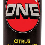 Oneball Citrus Base Cleaner 8oz 2024 - Bottle of citrus-scented base cleaner with a black cap and label.