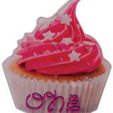Oneball Cupcake Stomp Pad 2023-2024 - Pink cupcake with white frosting and star sprinkles on top.