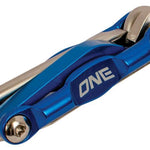Oneball - Folding tool with a blue handle and silver metal components.