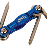 Oneball Folding Tool - 2024 multi-tool with folding design, featuring a compact metal body and various tools including pliers, screwdrivers, and knife.