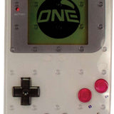 Oneball Game Boy Stomp Pad 2024 - A small, round, black rubber pad with a circular indentation in the center.