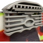 Oneball Large Edge Tool 2024 - A gray plastic tool with a rounded top and flat bottom, featuring a small oval-shaped hole in the center.