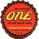 Oneball Shape Shifter Reeses Wax 2024 - A red wax with a brown wrapper featuring a yellow and brown logo.