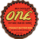 Oneball Shape Shifter Reeses Wax 2024 - A red wax with a brown wrapper featuring a yellow and brown logo.