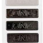 Oneball X-Wax 5 Pack 2022-2023 - A pack of five black wax bars with embossed "ONE" logo on top.