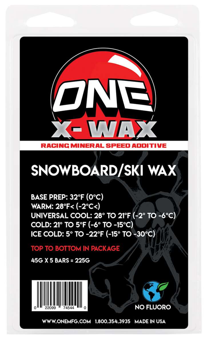 Oneball X Wax 5 Pack 2024 - A red, white and black package with a large "X" logo on it.