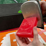 Oneball X Wax Cold 21-5F 2022-2023 - A red wax block with a circular logo in the center.