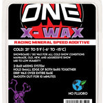 Oneball X Wax Cold 21-5F (2022-2023) - A red and black wax with a white logo on the front.