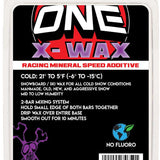 Oneball X Wax Cold 21-5F (2022-2023) - A red and black wax with a white logo on the front.