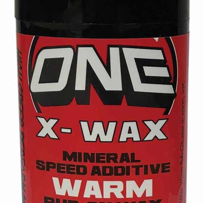 Oneball X Wax Twist Up With Cork Pad 2024 - A red and black cylindrical container with a twist-up design, featuring a cork pad on top.