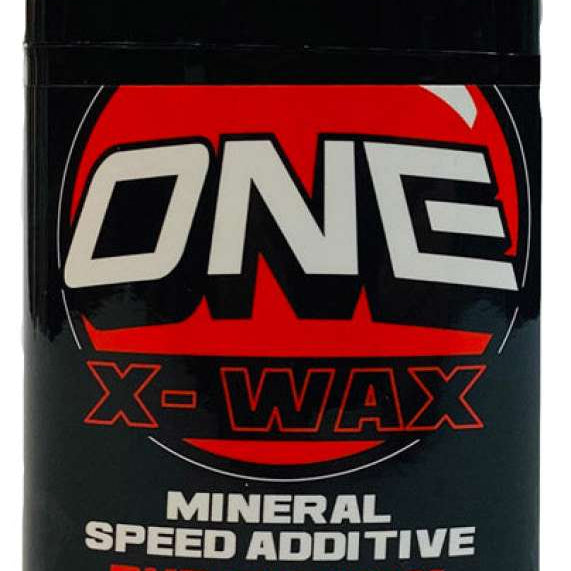 Oneball X Wax Twist Up With Cork Pad 2024 - A black cylindrical container with a red and white logo that says "ONE" on it, featuring a cork pad at the bottom.