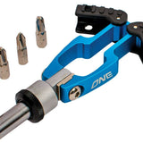 Oneball X Wing Driver 2024 - A blue driver with a black handle, featuring silver hardware and a textured grip on the handle.