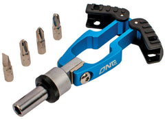 Oneball X Wing Driver 2024 - A blue driver with a black handle, featuring silver hardware and a textured grip on the handle.