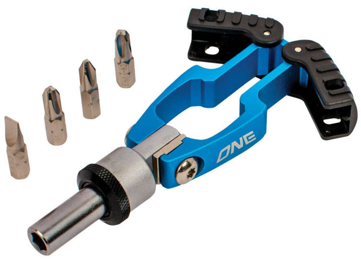 Oneball X Wing Driver 2024 - A blue driver with a black handle, featuring silver hardware and a textured grip on the handle.