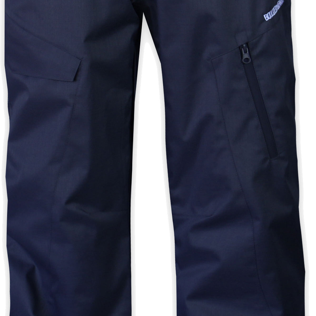 Outdoor Gear Men's Payload Cargo XL Insulated Pants - These navy blue insulated pants feature a cargo pocket on the thigh and have an adjustable waistband.