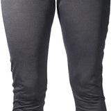 Hot Chillys Ladies' Pepper Skins Bottom Baselayer - A heathered grey baselayer with a pepper skin pattern on the lower half of the garment.
