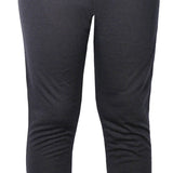 Hot Chillys Juniors' Pepper Skins Bottom Baselayer - A black baselayer with a pepper skin pattern on the front and back, featuring a solid-colored waistband.