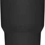 Yeti Rambler 30 oz. Tumbler with Magslider Lid - A stainless steel tumbler with a silver lid and a sliding closure mechanism.
