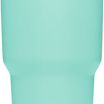 Yeti Rambler 30 oz. Tumbler with Magslider Lid - A stainless steel tumbler with a silver lid and a sliding closure mechanism.