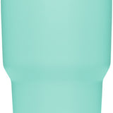 Yeti Rambler 30 oz. Tumbler with Magslider Lid - A stainless steel tumbler with a silver lid and a sliding closure mechanism.