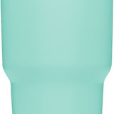 Yeti Rambler 30 oz. Tumbler with Magslider Lid - A stainless steel tumbler with a silver lid and a sliding closure mechanism.