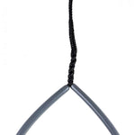 Radar Control Pro Handle 2023 - Black handle with gray accents, featuring a rope wrapped around it in a vertical orientation.