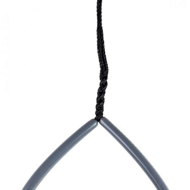 Radar Control Pro Handle 2023 - Black handle with gray accents, featuring a rope wrapped around it in a vertical orientation.