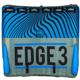 Radar Edge 3 - Blue inflatable tube with black stripes and a logo on top.