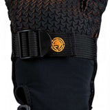 Radar Hydro A Inside Out Glove 2023 - Black glove with orange stitching and a textured palm.