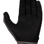 Radar Union Waterski Glove 2022 - A black glove with a textured pattern on the palm and fingers, featuring a gray wrist strap with a small logo.