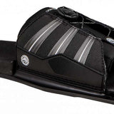 Radar Vector BOA ARTP 2023 - Black water ski binding with silver accents and white logo on top of left boot.