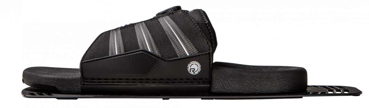 Radar Vector BOA ARTP 2023 - Black water-resistant sandals with a textured strap and silver accents on the toe strap.