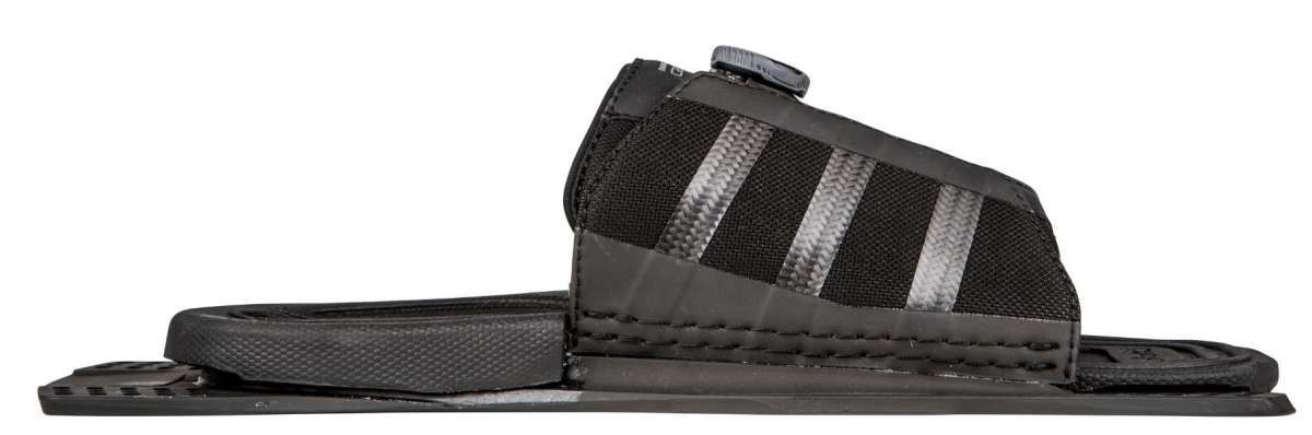 Radar Vector BOA ARTP 2022 - Black sandals with a textured strap and silver buckle.